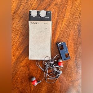 SONY FM/AM receiver model ICF-WIOW.